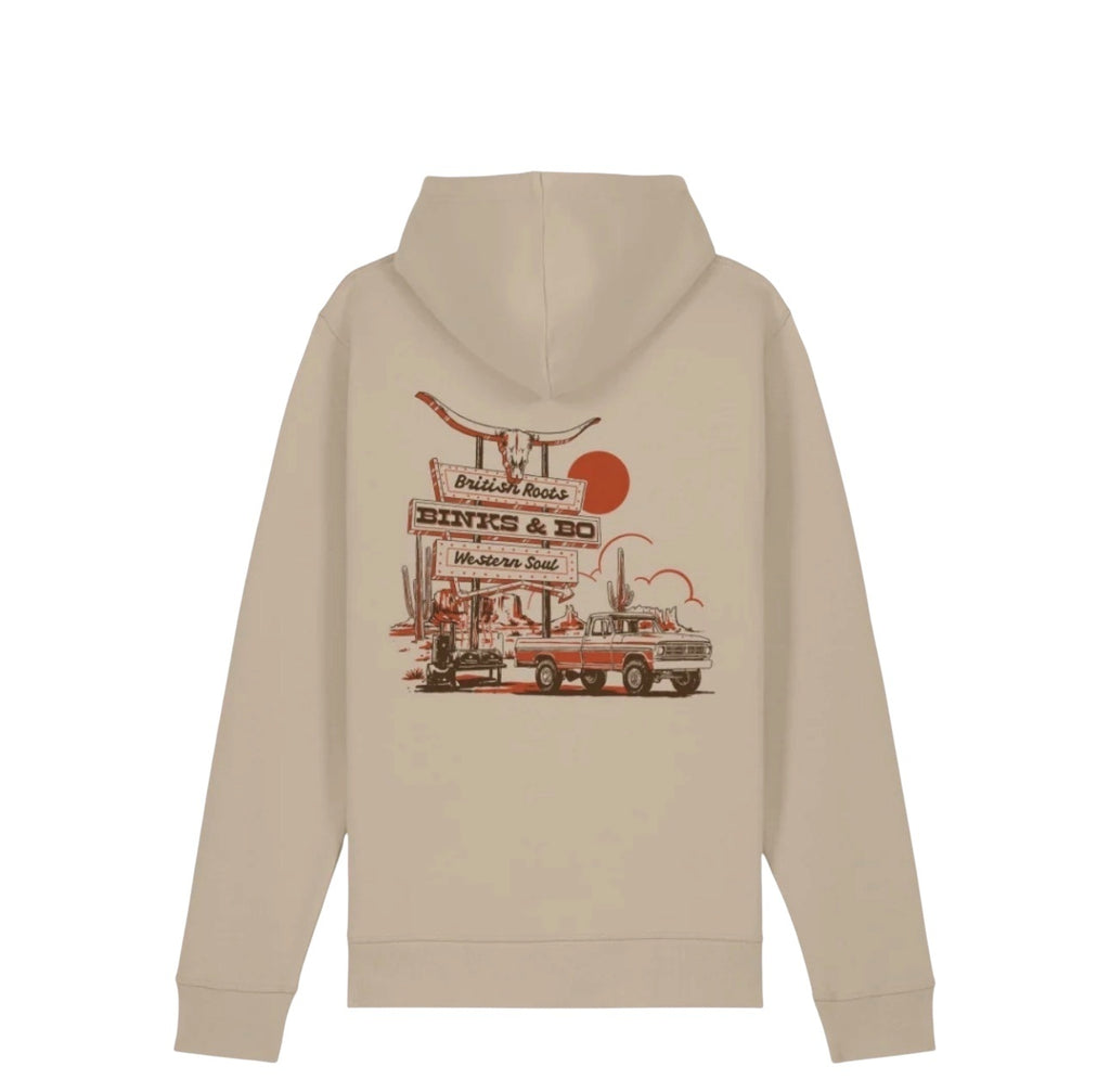 Binks & Bo Backroad BBQ Hoodies - Desert Dust