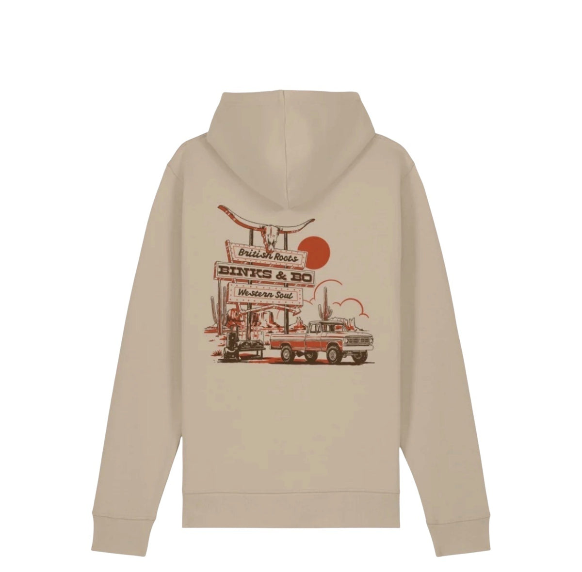Binks & Bo Backroad BBQ Hoodies - Desert Dust