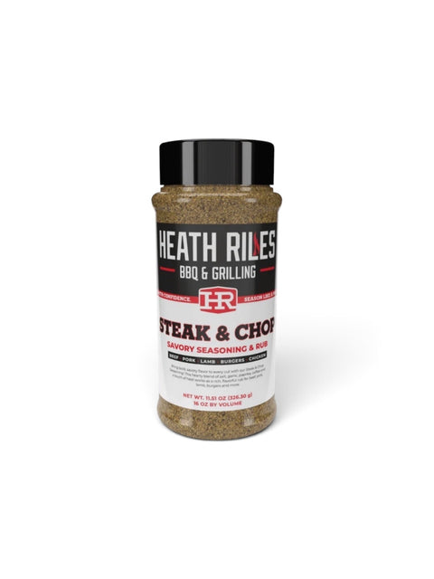 Heath Riles BBQ Steak & Chop Rub - 326g (11.5oz)