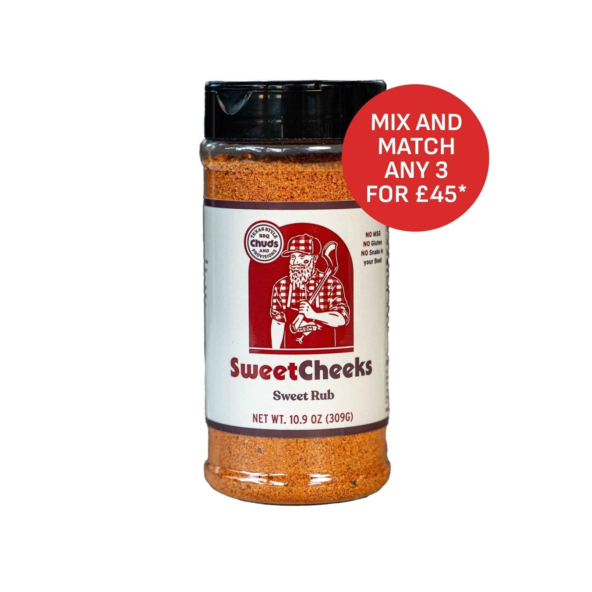 Chuds SweetCheeks Rub - 10.9oz (309g)