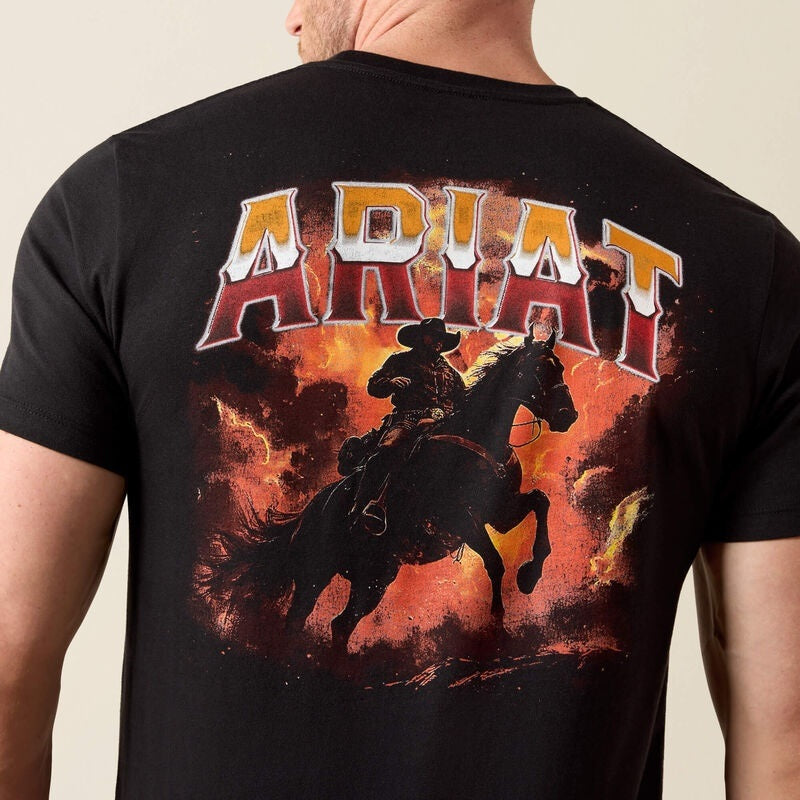 Ariat Country Rock T-Shirts - Black