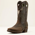 Ariat Mens Hybrid Roughstock Antler Square Toe Cowboy Boots - Wild Taupe