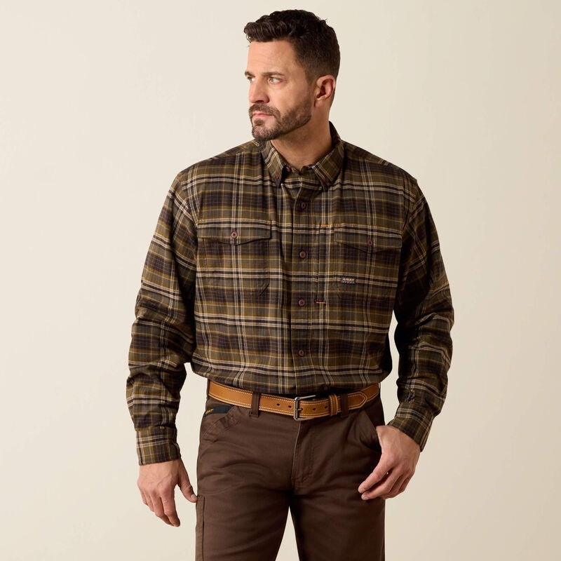 Ariat Rebar Flannel DuraStretch Work Shirts