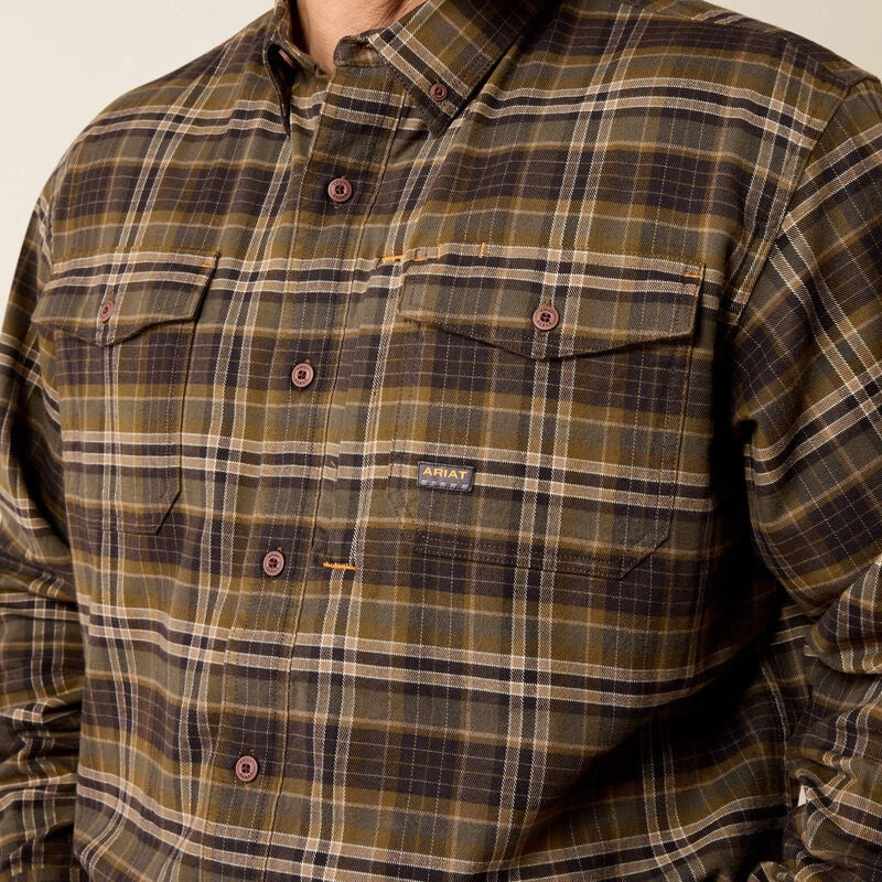 Ariat Rebar Flannel DuraStretch Work Shirts
