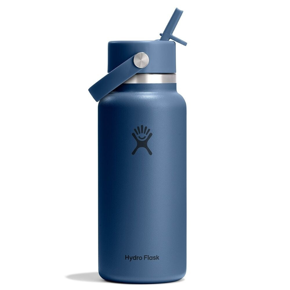 Hydroflask 32oz (946ml) Wide Mouth with Flex Straw Caps