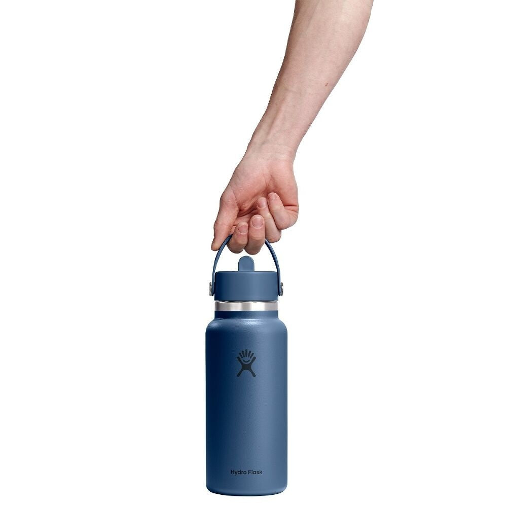 Hydroflask 32oz (946ml) Wide Mouth with Flex Straw Caps