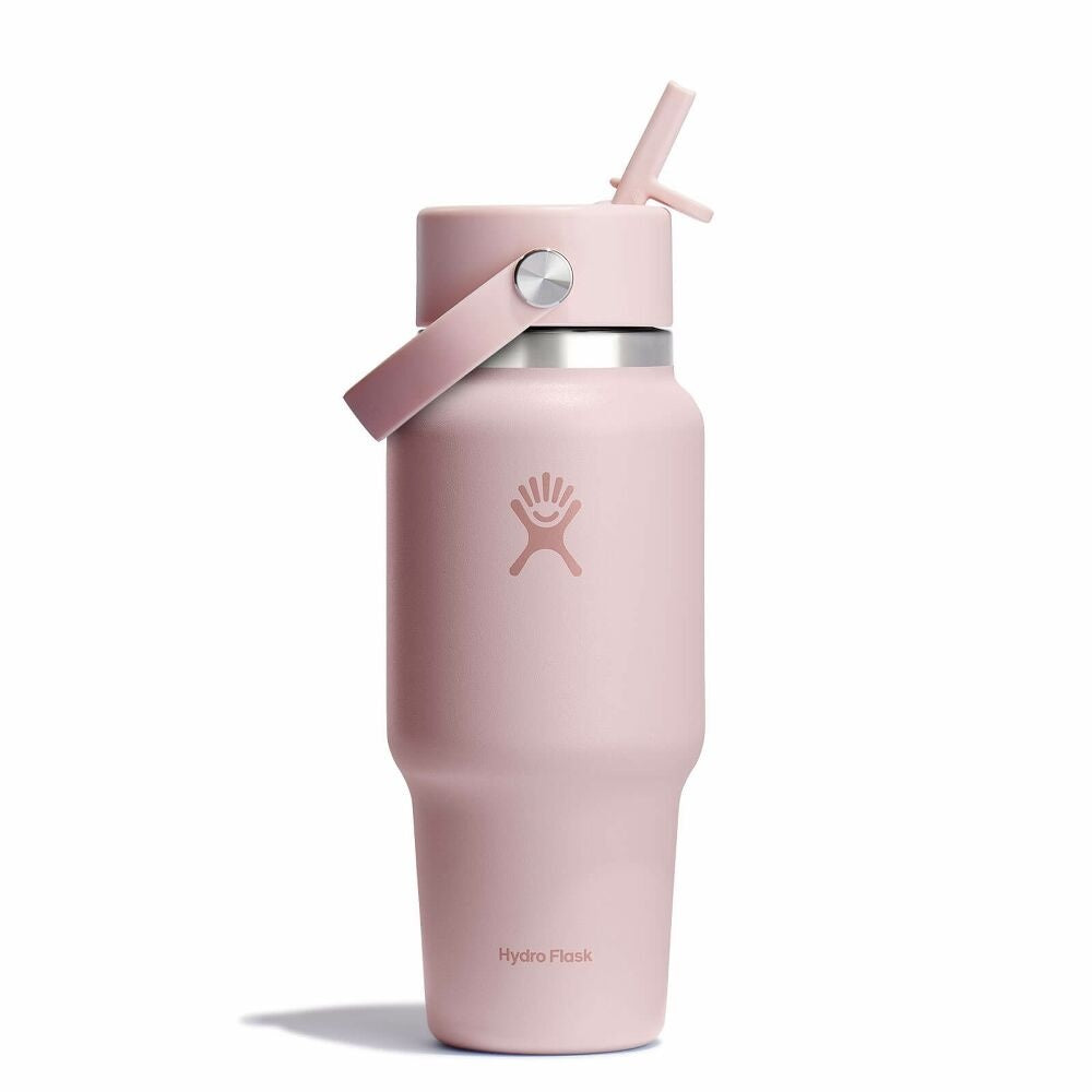 Hydroflask 24oz (710ml) Wide Mouth Travel Bottle with Flex Straw Caps
