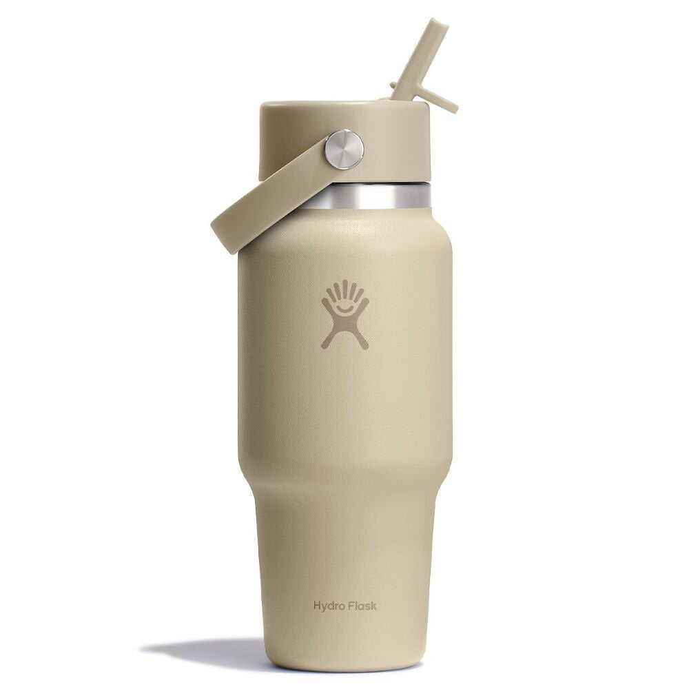 Hydroflask 24oz (710ml) Wide Mouth Travel Bottle with Flex Straw Caps