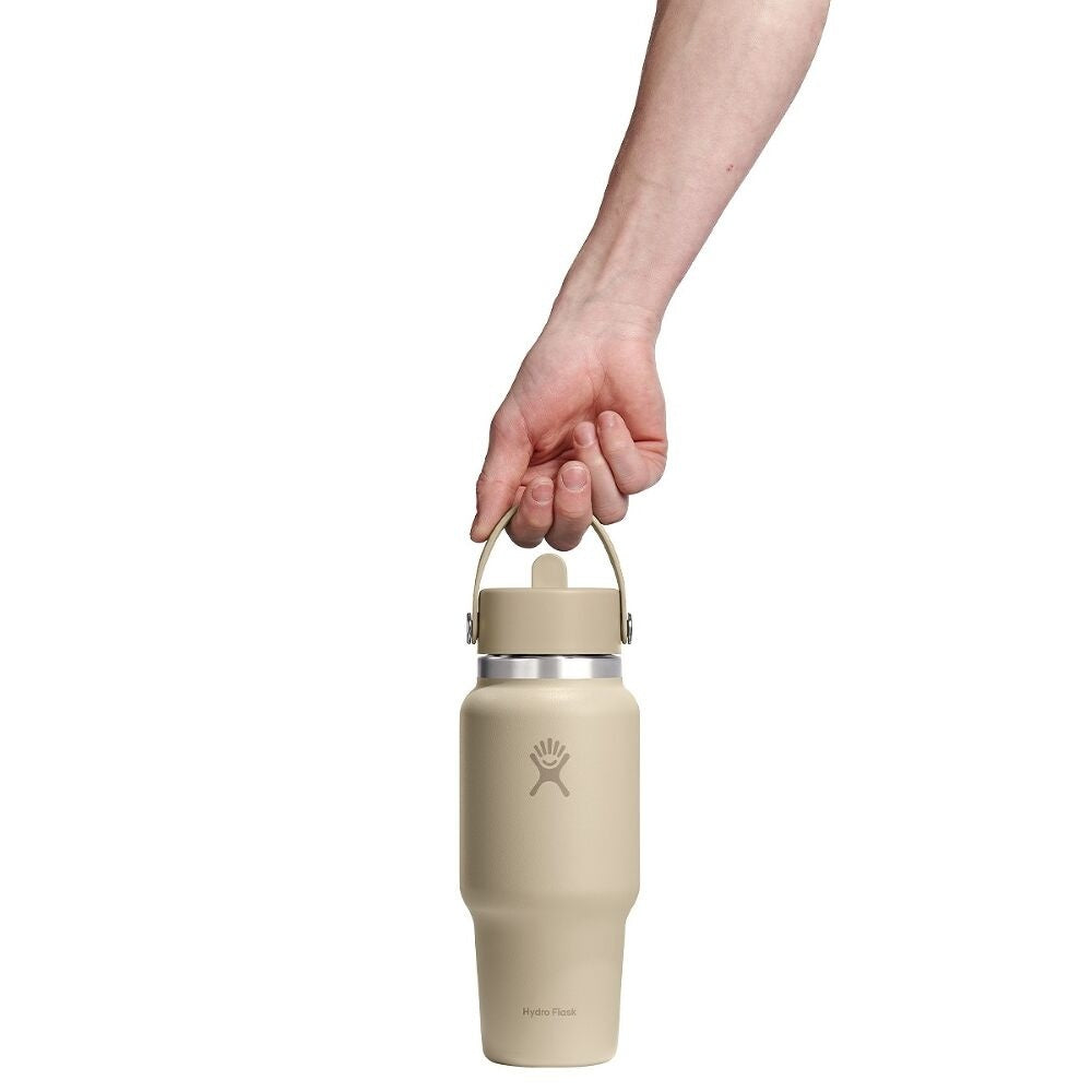 Hydroflask 24oz (710ml) Wide Mouth Travel Bottle with Flex Straw Caps