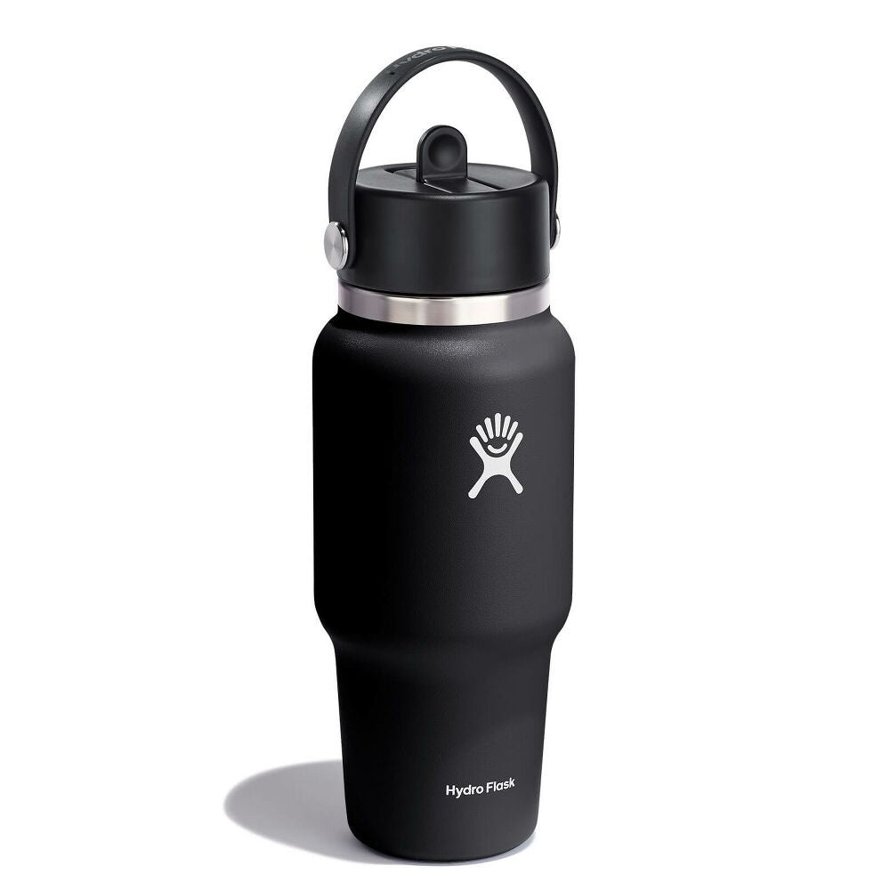 Hydroflask 24oz (710ml) Wide Mouth Travel Bottle with Flex Straw Caps