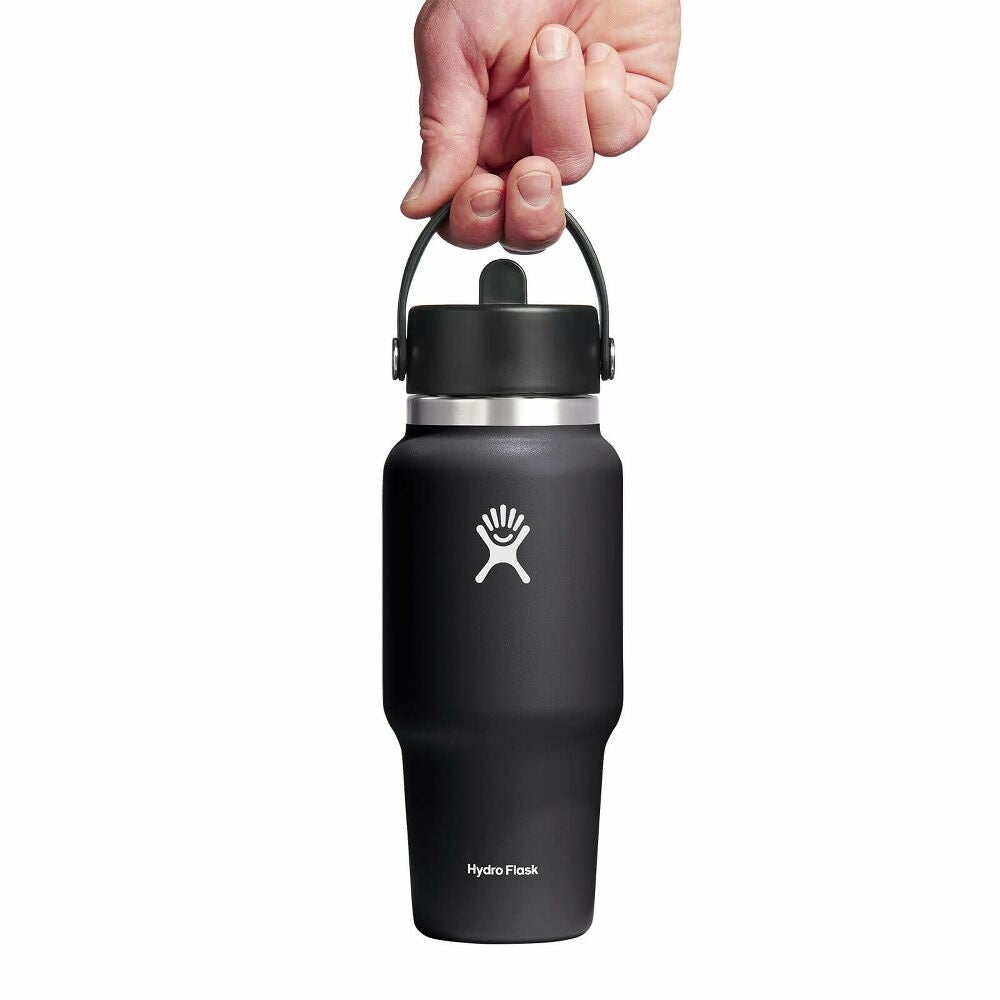 Hydroflask 24oz (710ml) Wide Mouth Travel Bottle with Flex Straw Caps