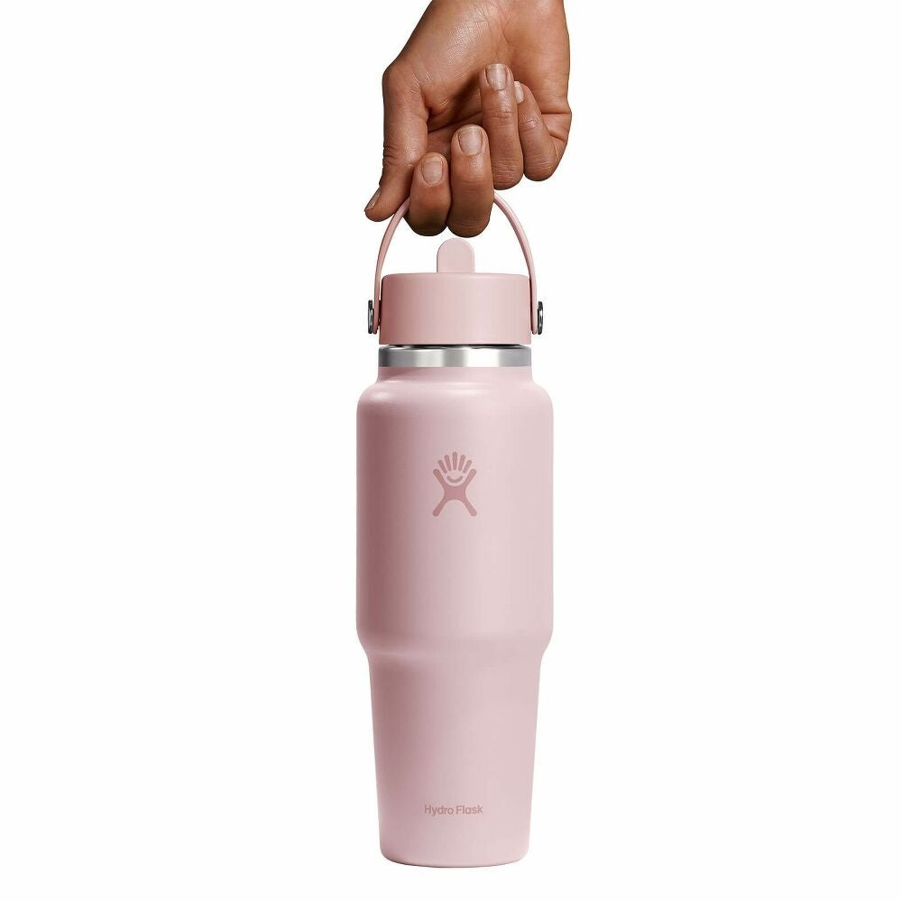 Hydroflask 32oz (946ml) Wide Mouth Travel Bottle with Flex Straw Caps