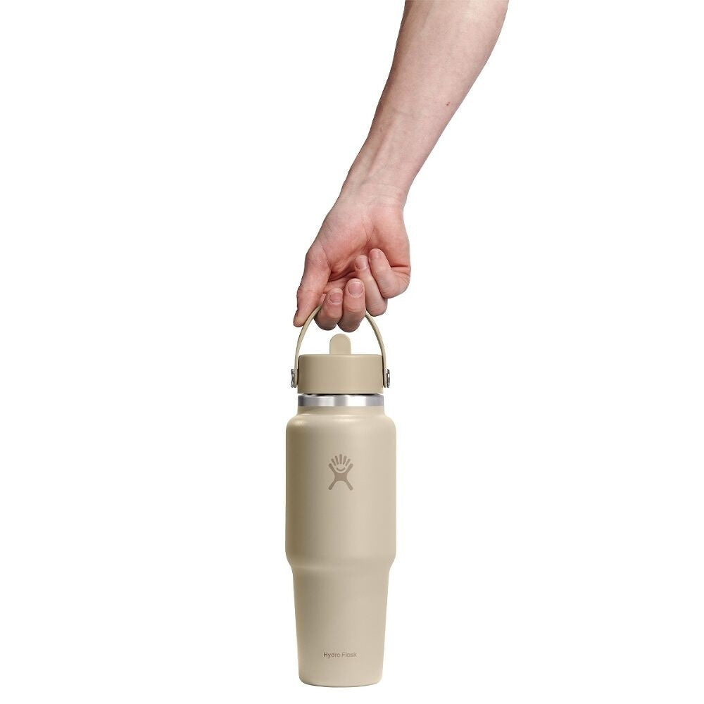 Hydroflask 32oz (946ml) Wide Mouth Travel Bottle with Flex Straw Caps