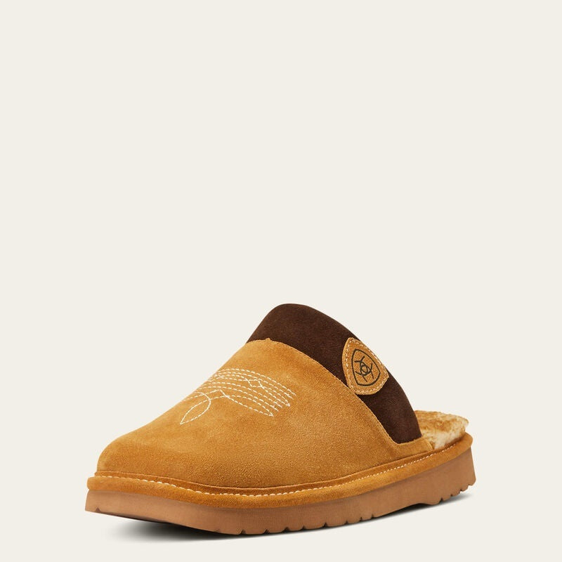 Ariat Mens Silversmith Square Toe Slippers - Chestnut