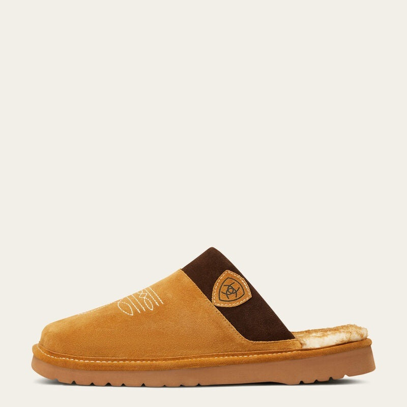 Ariat Mens Silversmith Square Toe Slippers - Chestnut
