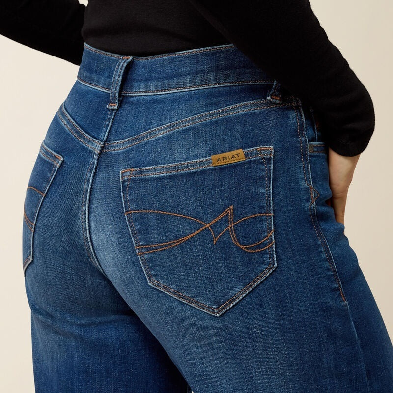 Ariat Womens High Rise Revel Vilma Ultrastretch Wide Leg Jeans - Norwalk