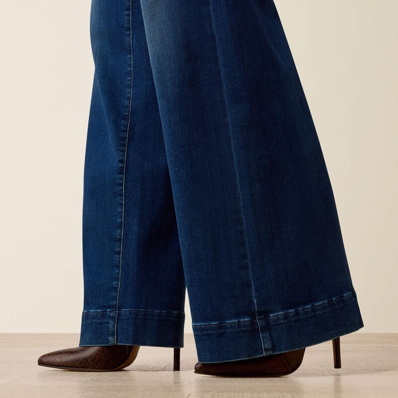 Ariat Womens High Rise Revel Vilma Ultrastretch Wide Leg Jeans - Norwalk