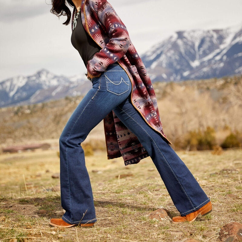 Ariat Womens Ultra Stretch Perfect Rise Katie Flare Jeans - Maya