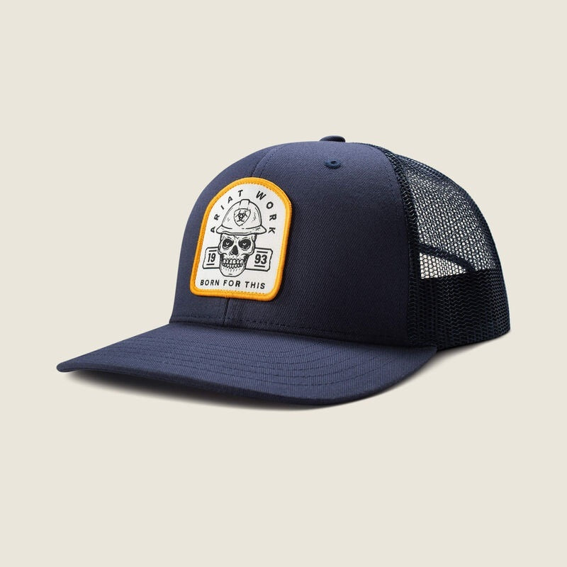 Ariat Mens Work Roughneck Patch Cap - Navy