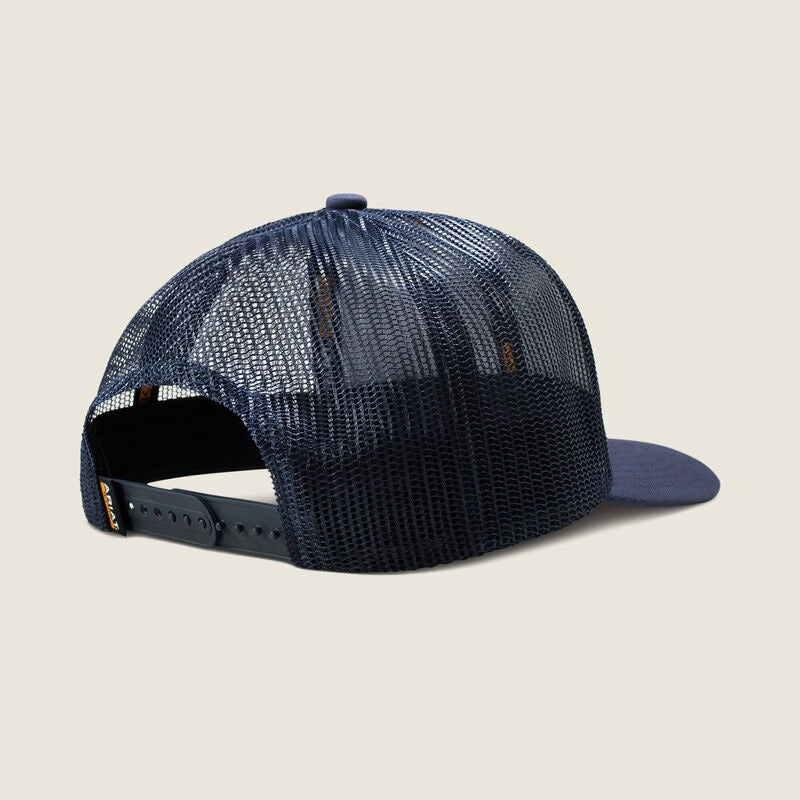 Ariat Mens Work Roughneck Patch Cap - Navy