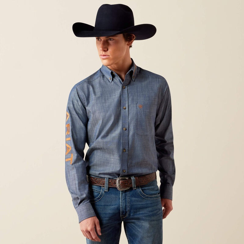 Ariat Team Logo Twill Fitted Western Shirts