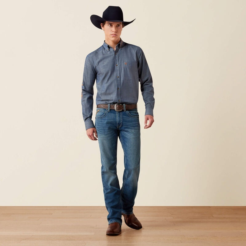 Ariat Team Logo Twill Fitted Western Shirts