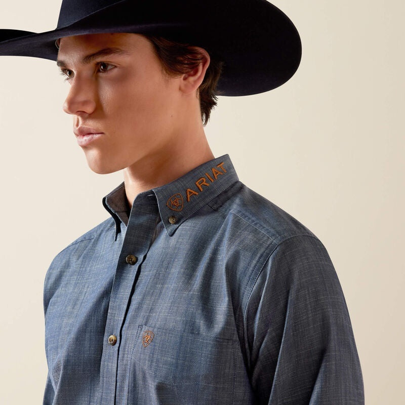 Ariat Team Logo Twill Fitted Western Shirts