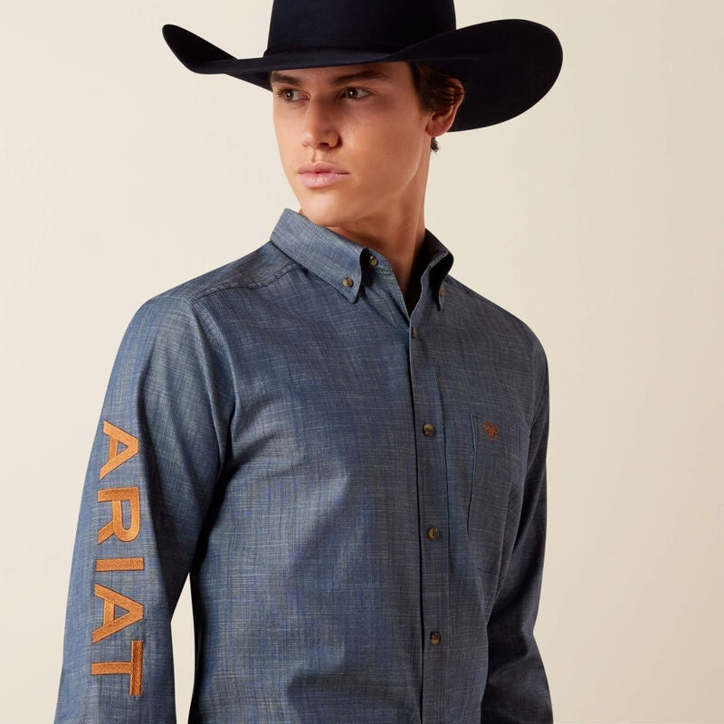 Ariat Team Logo Twill Fitted Western Shirts