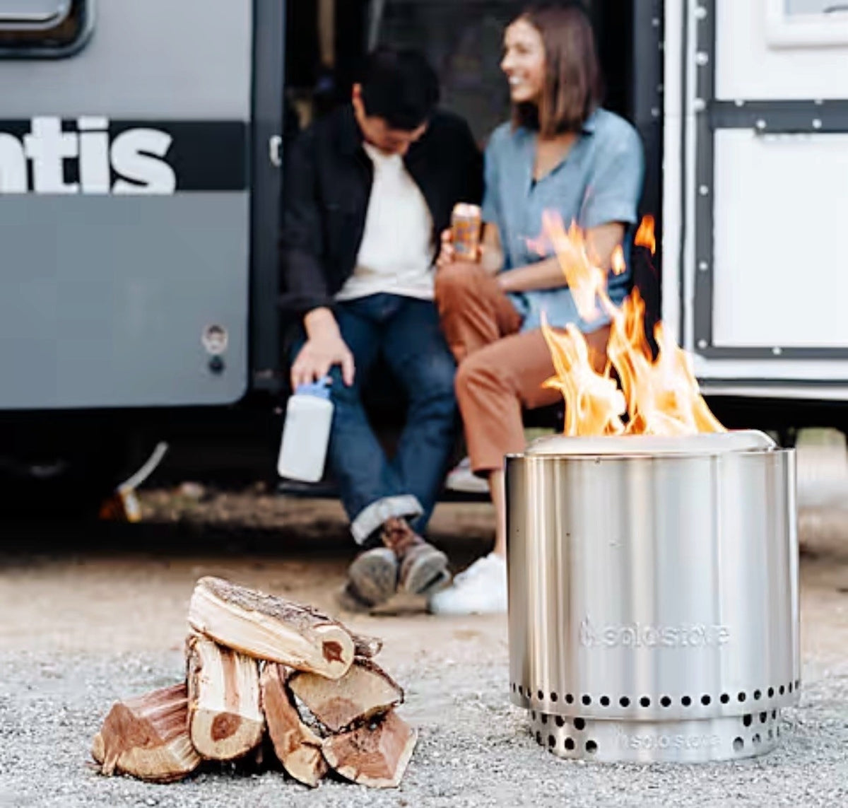 Solo Stove Bonfire + Stand - Stainless Steel
