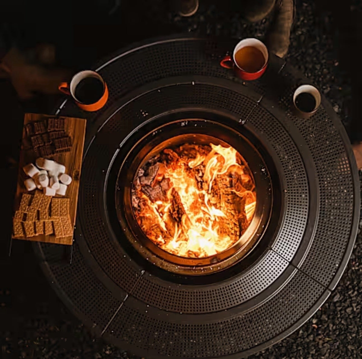 Solo Stove Yukon / Canyon Surround Heat Barrier & Table (Large)