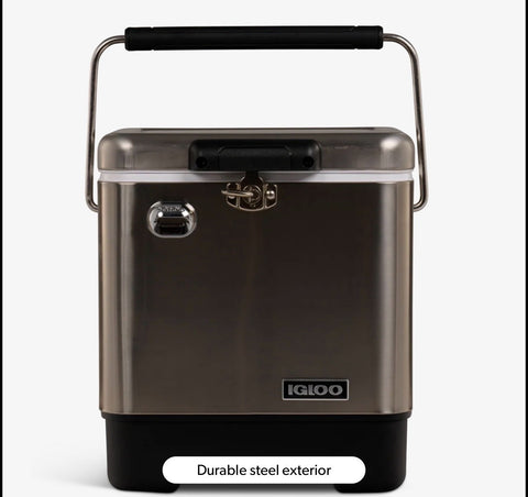 Igloo Legacy 20QT Cooler - Stainless Steel