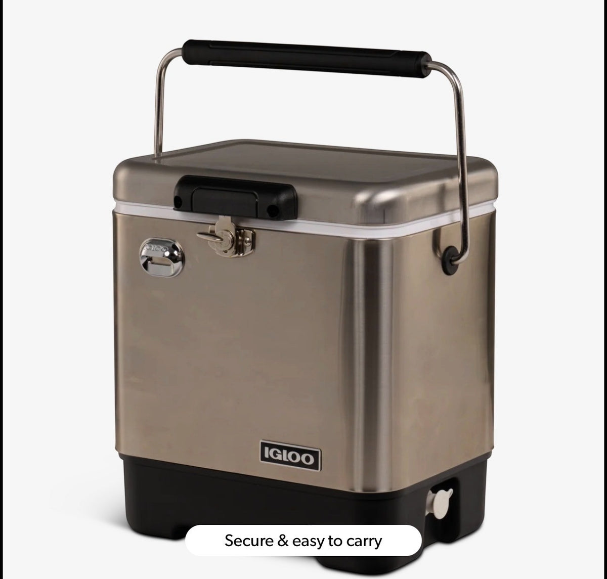 Igloo Legacy 20QT Cooler - Stainless Steel