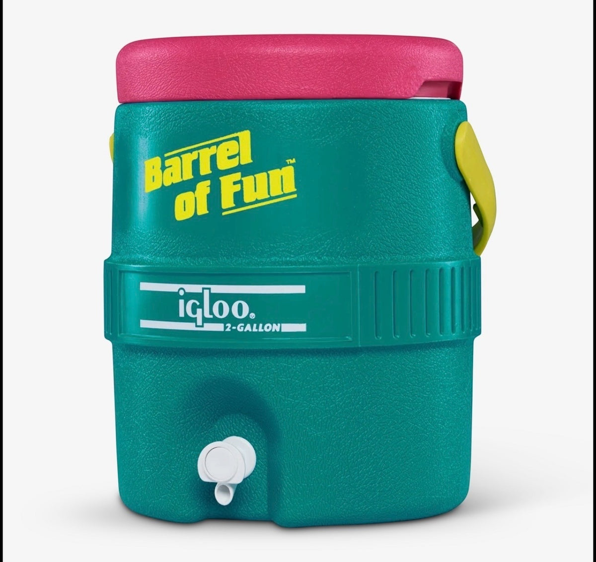 Igloo Retro Barrel of Fun 2 Gallon Jug - Dark Jade