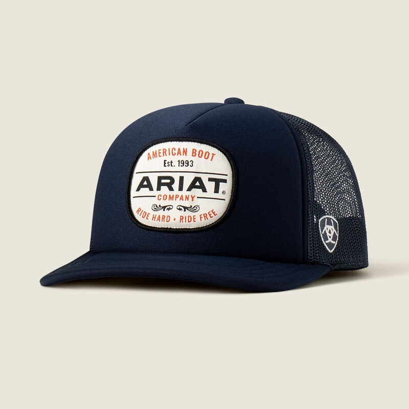 Ariat Mens Foam Patch Snapback Cap - Navy