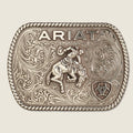 Ariat Mens Rectangular Buckle Saddle Bronc Motif