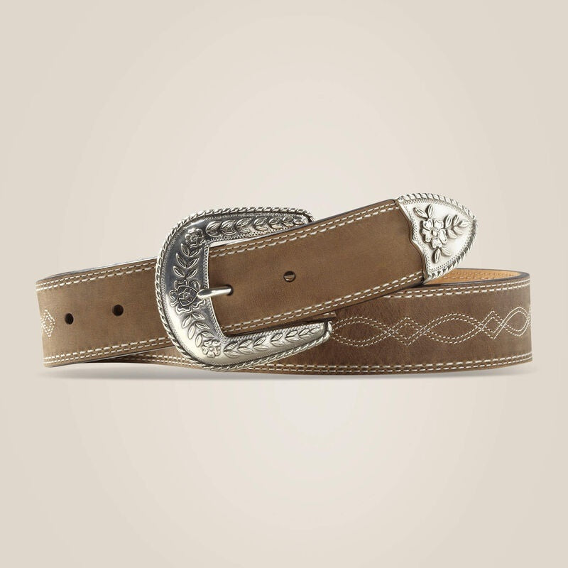 Ariat Womens Diamond Ogee Belts - Brown