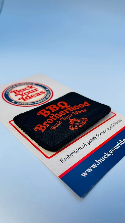 Buck Your Ideas BBQ Brotherhood Velcro Patch