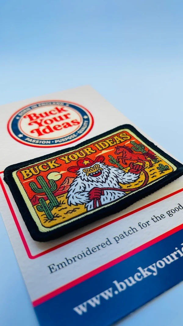 Buck Your Ideas Western Velcro Patch