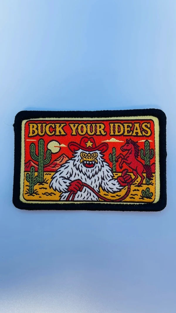Buck Your Ideas Western Velcro Patch