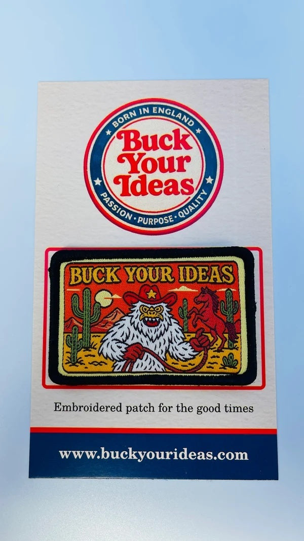 Buck Your Ideas Western Velcro Patch