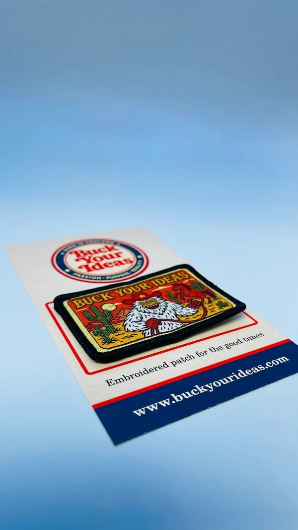 Buck Your Ideas Western Velcro Patch