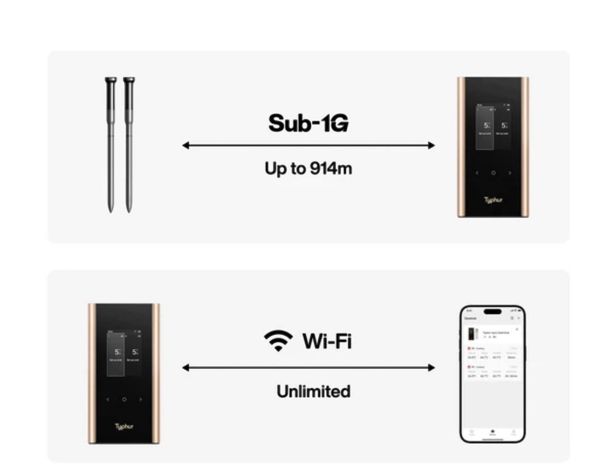 Typhur Sync Gold Dual Wireless Thermometer