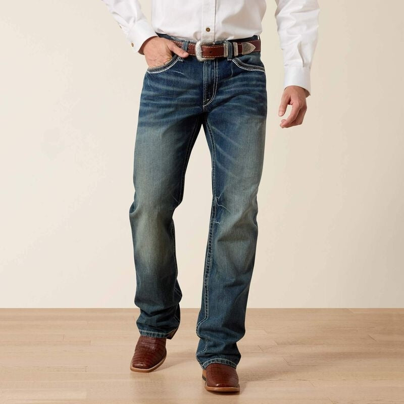Ariat Mens M4 Coltrane Boot Cut Jeans - Durango