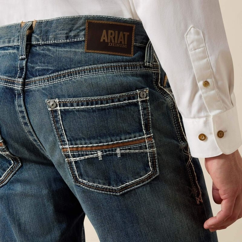 Ariat Mens M4 Coltrane Boot Cut Jeans - Durango