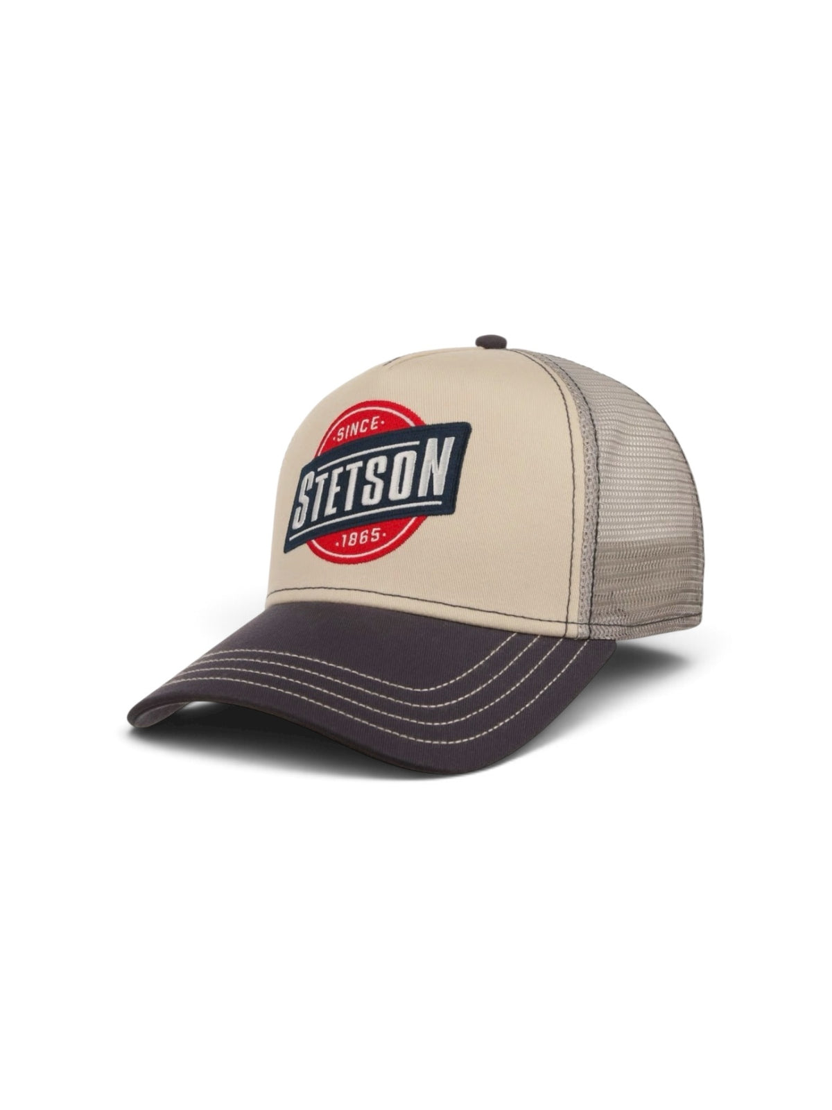 Stetson Classic Point Trucker Cap - Blue / Beige