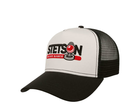 Stetson Joystick Arcade Trucker Cap - Black / Beige