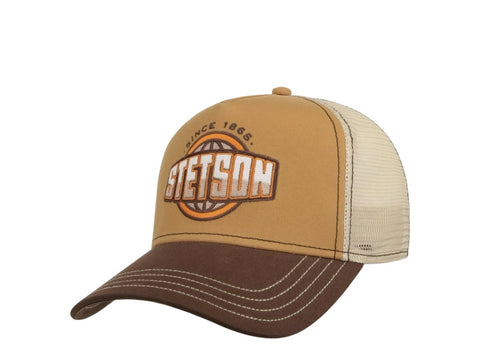Stetson Classic Globe Trucker Cap - Camel