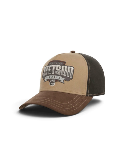 Stetson Hockey Sports Trucker Cap - Beige / Brown
