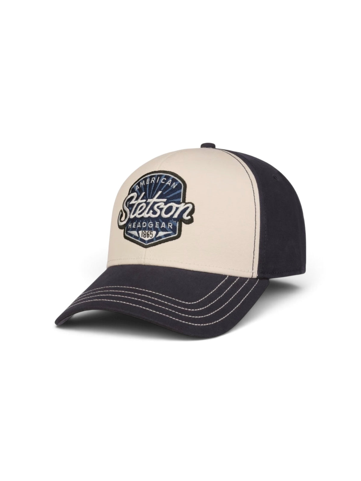Stetson 1865 American Headgear Trucker Cap - White / Navy