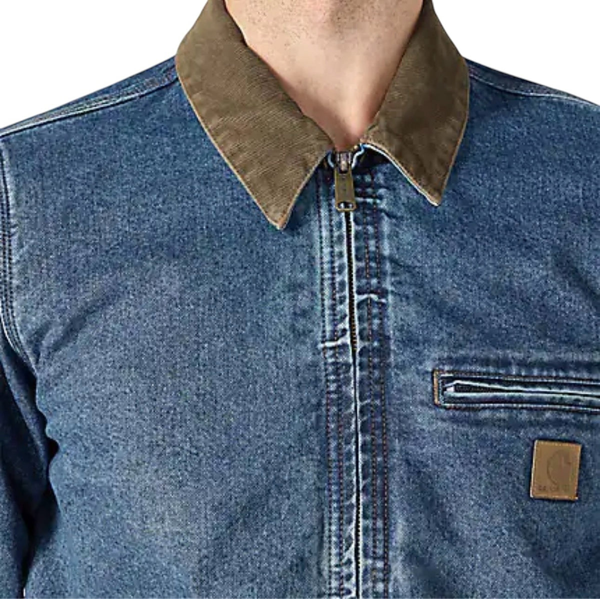Carhartt M Relaxed Fit Denim Detroit Jackets - Muskegon